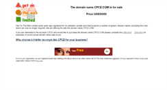 Desktop Screenshot of cpce.com