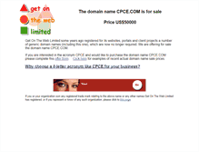 Tablet Screenshot of cpce.com